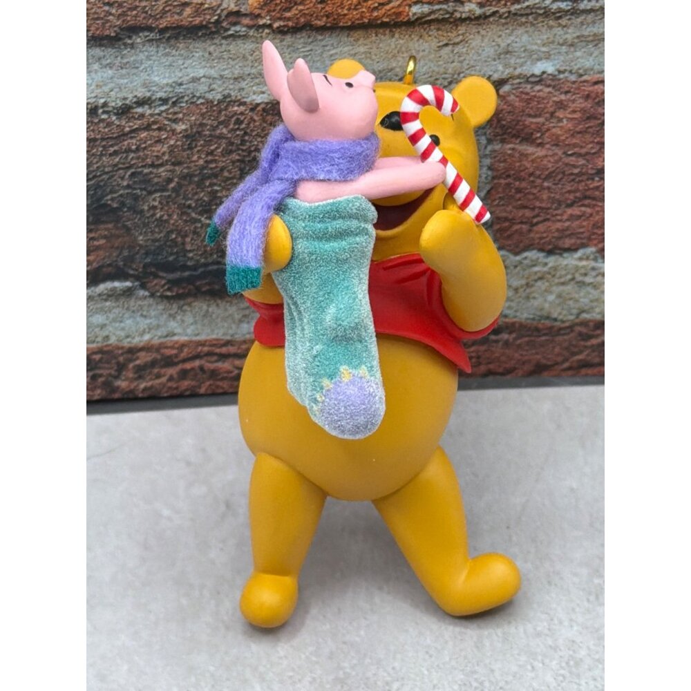 Disney Hallmark Keepsake Stocking Stuffers Winnie The Pooh Piglet Christmas 2004 - Picture 5 of 7